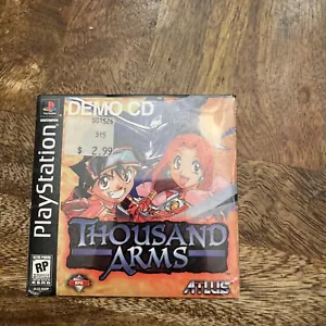 Thousand Arms DEMO (Sony PlayStation 1) Promo - Atlus RPG (CIB) sealed - Picture 1 of 2
