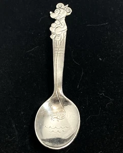 Vintage Walt Disney Mickey Mouse Child Spoon By Wallace Stainless Steel USA - Picture 1 of 7