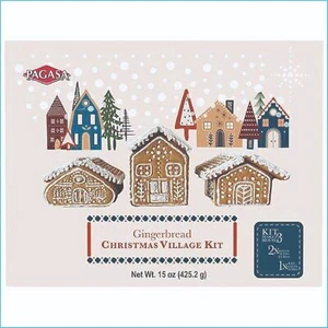 Pagasa Christmas Village Gingerbread Cookie Kit 15oz 425.2g - Picture 1 of 12