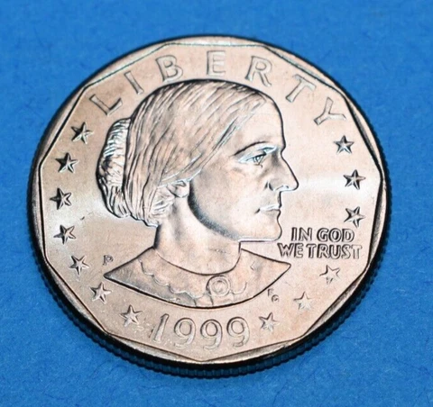 1999 P Susan B Anthony Dollar Brilliant Uncirculated   **Free Shipping** Cover