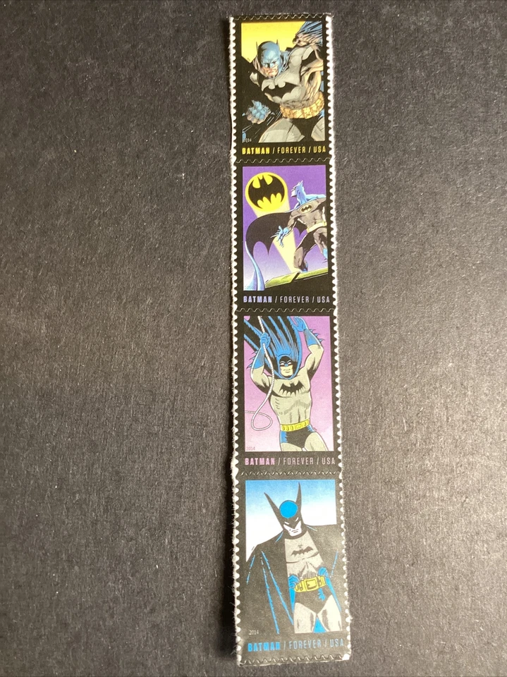 Scott# 4928-35 Batman DC Comics Strip Of 4 MNH-2014-US - Image 1 of 1