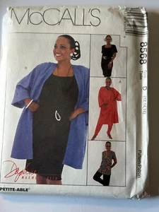 New Uncut FF Misses Size 12-16 Jacket, Dress, Top & Pants Pattern, McCall's 8568 - Picture 1 of 2