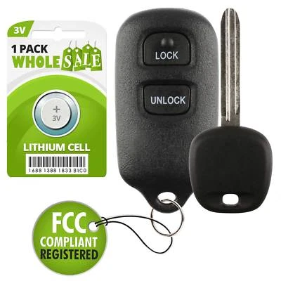 Replacement For 2003 2004 2005 Toyota Rav4 Rav 4 Key + Fob Remote Foto 1 de 4