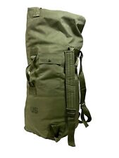 Military Duffle Bag USGI OD Green Nylon Sea Bag Carry Straps Army Duffel Bags