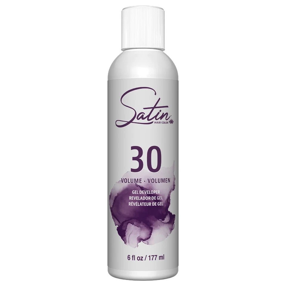 Silicona Satin Developer mejorada para color ultra vivo 30 volumen 6 oz / 177 ml Foto 1 de 4