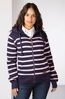 Rydale Full Zip Hoody Long Sleeve Striped Sweater Summer Jacket Coat 3 Colours