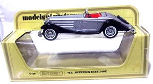 Kar Matchbox - 1978 Yesteryear - Y-20 * 1937 Mercedes Benz 540k - Silver - Picture 1 of 6