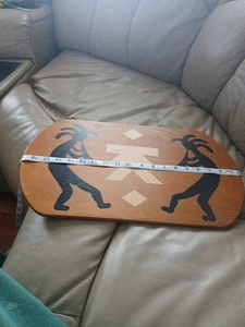 Kokopelli Tablett Southwestern 19 x 11 Zoll - Bild 1 von 4