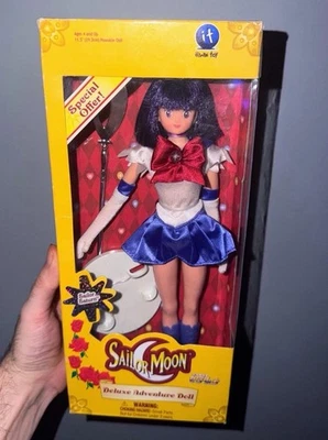 Sailor Moon Sailor Saturn 11.5" Irwin Deluxe Adventure Doll Rare Canada Limited - Image 1 of 2