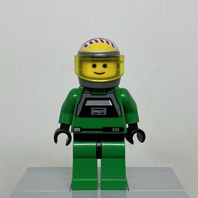 LEGO STar Wars sw0031b Rebel A-Wing Pilot Green Jumpsuit Minifigure 7754