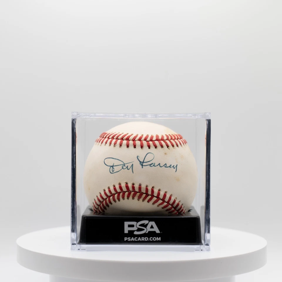 Don Larson - Signed Baseball Autographed OML Baseball PSA/DNA - Image 1 of 2