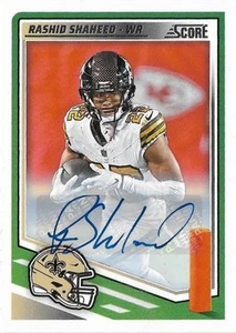 Rashid Shaheed 2025 Puntuación Panini AUTO Base #191 Saints Weber State 🔥🏈🔥 II - Imagen 1 de 2