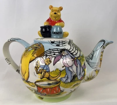 VTG RARE Paul Cardew Winnie the Pooh “Blustery Day”& Poohs Birthday Party Teapot - Image 1 of 4