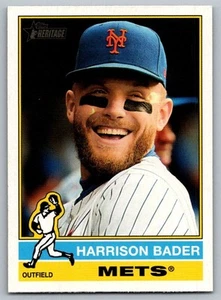 2025 Topps Heritage Harrison Bader New York Mets #189 - Picture 1 of 2