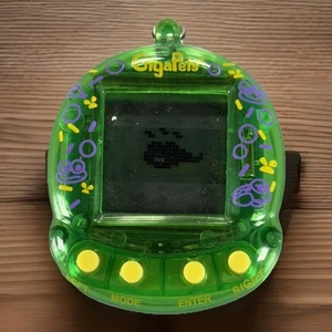 Giga Pets Floppy Frog Handheld elektronisch-interaktiver Haustier-Simulator FUNKTIONIERT - Bild 1 von 3