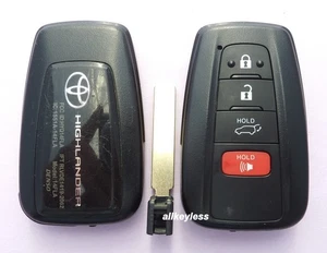 OEM 21-23 TOYOTA HIGHLANDER proxy llave inteligente entrada mando a distancia HYQ14FLA "B STOCK" - Imagen 1 de 6