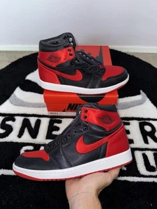 Jordan 1 Retro Satin Bred (Size 10 Men / 11.5 Women) - Picture 1 of 7