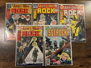 Lot of 5 Our Army At War #245 246 252 255 SGT. Rock #322 DC Comics (1972-1978) - Picture 1 of 6