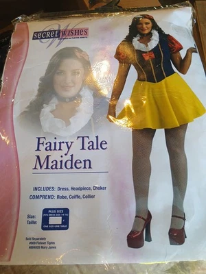 Fairy Tale Maiden (Blancanieves) talla grande de Secret Wishes para mujer 14-16 (BB) Foto 1 de 4