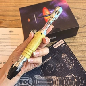 NAWYA Dctor Who 9th LED Light Metal Sonic Screwdriver Replica Scalable Prop Gift - Picture 1 of 23
