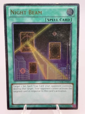 Night Beam GAOV-EN055 Ultimate Rare Unlimited Edition Yugioh HOLO - Image 1 of 2
