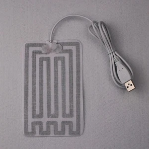 Almohadilla térmica USB 5V película térmica eléctrica para cinturón cinturón guantes térmicos accesorios - Imagen 1 de 2