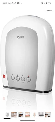 Masajeador de manos Breo iPalm520e con calor y compresión, eléctrico inalámbrico Foto 1 de 4