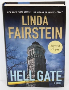Linda Fairstein HELL GATE 1st Edition 1st Printing HC Double Signed & Inscribed - Imagen 1 de 6
