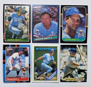 GEORGE BRETT Kansas City Royals 1994 Stadium Club Golden Rainbow #5 + Lot of (6)