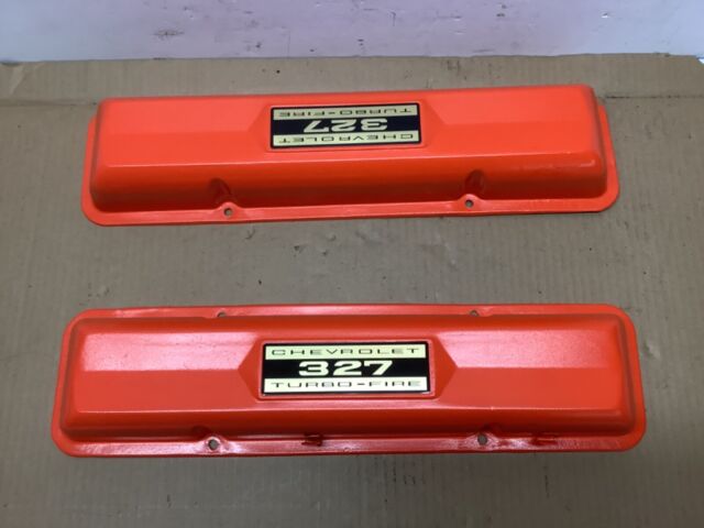 Chevrolet Corvette 1963L-1965 Valve Cover Decals (2 Pc Set) 327 Turbo Fire  250-300 Hp: GM CHEVELLE EL CAMINO MALIBU MONTE CARLO CHEVY CHEVROLET:  : Books