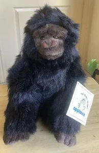 NWT Vintage 1990’s*Applause “MELVIN” Black Gorilla Ape Plush*10” Tall*NEW - Picture 1 of 8