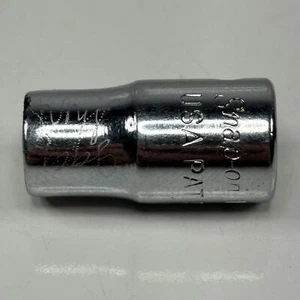 Snap On Tools TM8 1/4 Drive 6 Point SAE 1/4 Flank Dr Shallow Chrome Socket USA - Picture 1 of 12