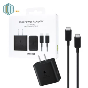 Original Samsung Official 45W PD Power Adapter with 5A Type-C Cable【EP-T4511】 - Picture 1 of 14