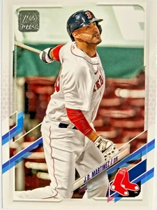 2021 Topps Series 1 Baseball Base JD Martinez #20 Red Sox  - Picture 1 of 2