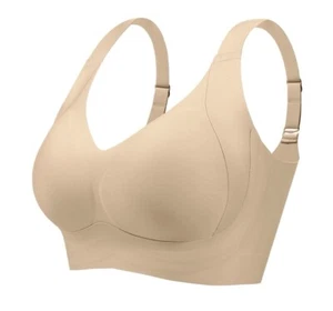 Daystry Plus Size Everyday Bras for Women Full Coverage Soft Wirefree Bra 4XL - Picture 1 of 3
