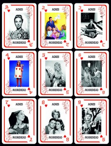 AGNES MOOREHEAD 1 BOX WITH 54 POKER PLAYING CARDS - ARGENTINA! NIB