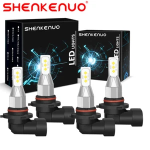 LED Headlights Hi/Lo 4x Bulbs Kits for Chevy Silverado 1500 2500 HD 1999-2006 - Picture 1 of 11