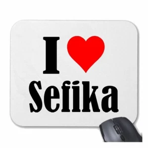 MOUSEPAD Mauspad I Love Sefika Ich Liebe Sefika - Bild 1 von 1