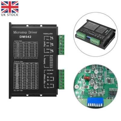 DM542 Stepper Motor Driver Controller DC 24-50V Nema 23 / 17 CNC 4.2a DM 542 NEW - Image 1 of 4