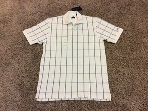 Neu mit Etikett Herren Izod Golf Shirt weiß Größe M Logo Kragen Kurzarm 100 % Baumwolle - Bild 1 von 3