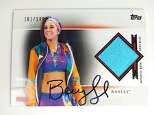 2017 Topps Bayley Shirt-Worn Relic Autograph WWE Wrestling Card 199 Auto SR-BA