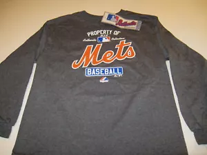 Property of New York Mets MLB Authentic Collection L/S Shirt New! NWT Youth MED - Picture 1 of 1