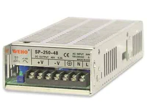 Schaltnetzteil Netzgerät WEHO, SP-250-48, 48 Volt-/5,2 A (einstellbar 45V - 51V) - Bild 1 von 1