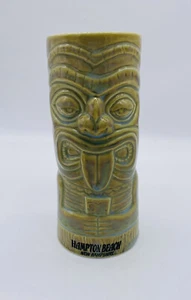 Tazza vintage Hampton Beach Chiki Tiki souvenir barware tazza ceramica Agiftcorp - Foto 1 di 7