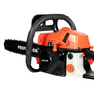 2 Stroke 58CC Gasoline Chainsaw 20" Bar Powered Engine Wood Cutting Gas Chainsaw - Picture 1 of 16