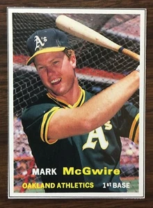 Tarjeta de béisbol 1990 SCD #42 MARK McGWIRE guía de precios tarjeta de inserción mensual E5020408 - Imagen 1 de 3