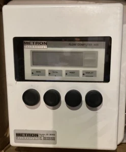 METRON 405 FLOW COMPUTER 405A.21A 110VAC, 60H, 15W NEW OLD STOCK - Picture 1 of 4