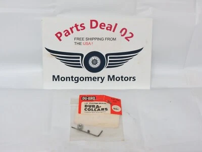 New Genuine Dubro 1/8" Wheel Collar 139 Plated Brass R/C Free Shipping ! - Image 1 of 4