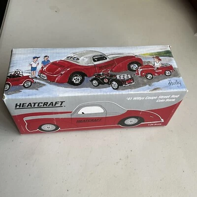  1941 Willy's Coupe Street Rod Diecast Replica Coin Bank Crown Premiums  - Image 1 of 3
