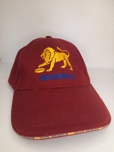 Brisbane Lions AFL Member 05 Maroon Strap Back Adjustable Baseball Style Cap Hat - Picture 1 of 4